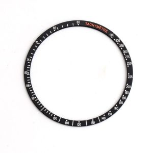 Black & Orange Bezel For Omega Speed Master 38.4mm In Aluminum