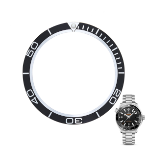 Black Bezel For Omega Seamaster Planet Ocean 42mm – 41×33.7mm
