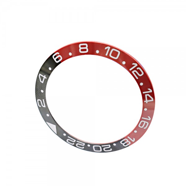 Black & Red Insert Bezel Coke For Rolex Submariner, Gmt Ii Ceramic 38mm Black & Red Insert Bezel Coke For Rolex Submariner, Gmt Ii Ceramic 38mm