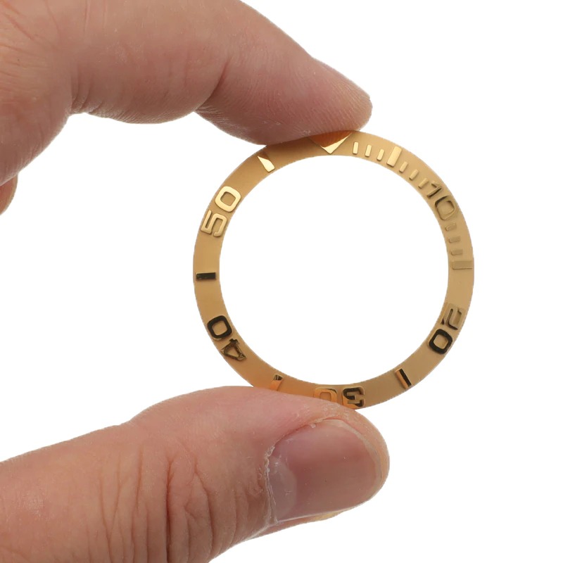 Gold Insert Bezel For Rolex Yacht Master I Ceramic Gold Insert Bezel For Rolex Yacht Master I Ceramic