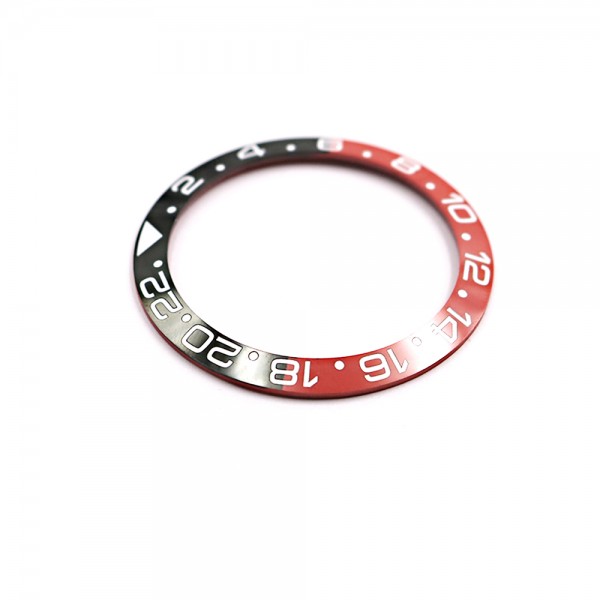 Black & Red Insert Bezel Coke For Rolex Submariner, Gmt Ii Ceramic 38mm Black & Red Insert Bezel Coke For Rolex Submariner, Gmt Ii Ceramic 38mm