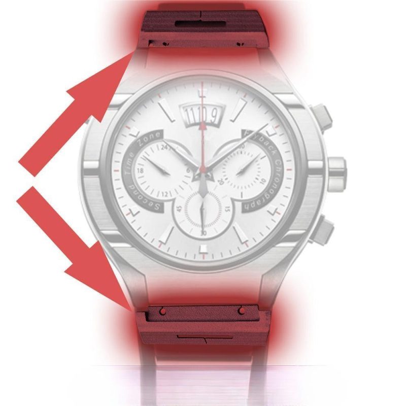 STRAP METALLIC INSERTS INSIDE FOR PIAGET POLO AUTOMATIC WATCH