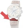 STRAP METALLIC INSERTS INSIDE FOR UN ULYSSE NARDIN EXECUTIVE 243 MARINE 353 AUTOMATIC WATCH