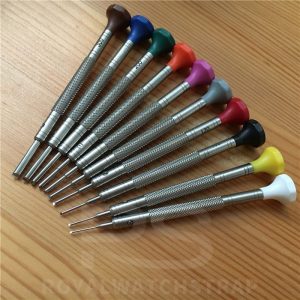 precision slotted Non-slip watch screwdriver for repair watches,open case tool