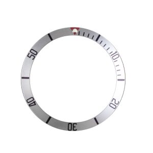 Silver & Black Bezel Insert Black Bay 41mm Heritage Tudor 39.8×32.8mm Aluminium