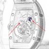 5 Prongs Screwdriver for Richard Mille Lady's Watch Movement