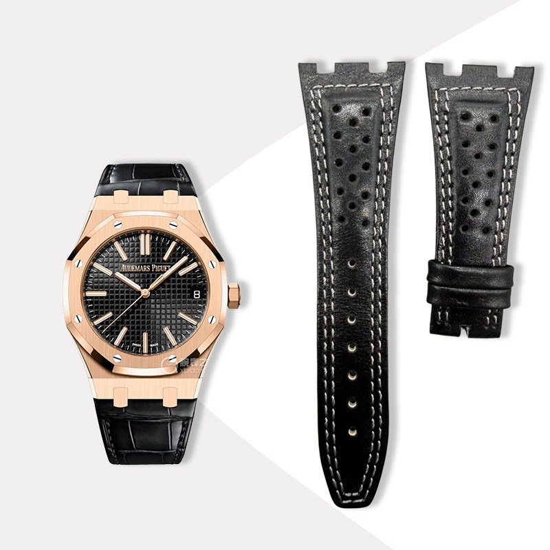 Custom Cowhide Race Watch Strap For Audemars Piguet Royal Oak Offshore 44mm Grand Prix Schumacher (5)