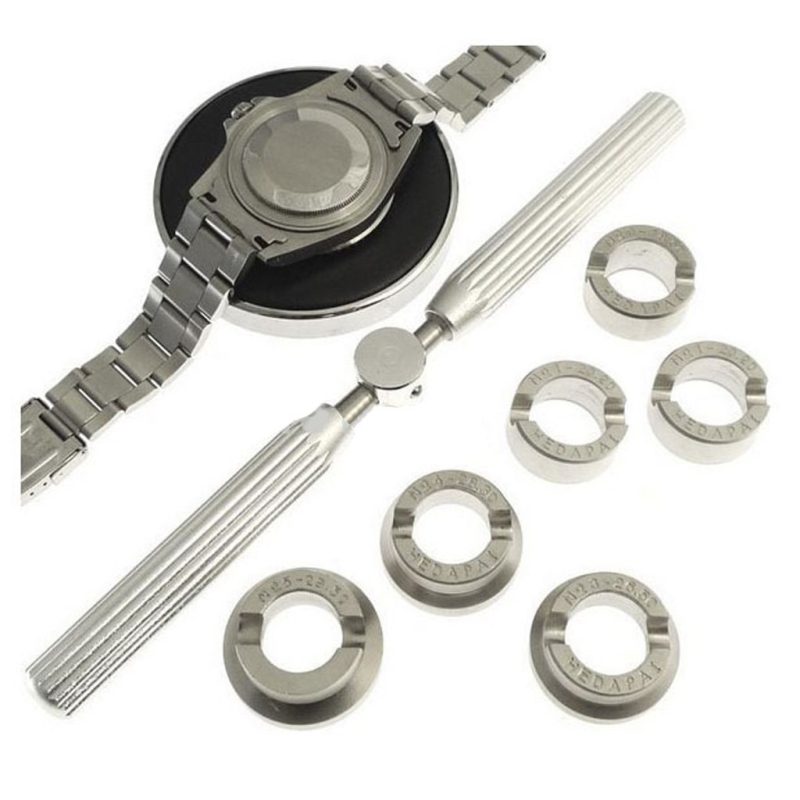 Watchmaker Tools Case Opener for Rolex Tudor 6 Sizes Stainless Steel