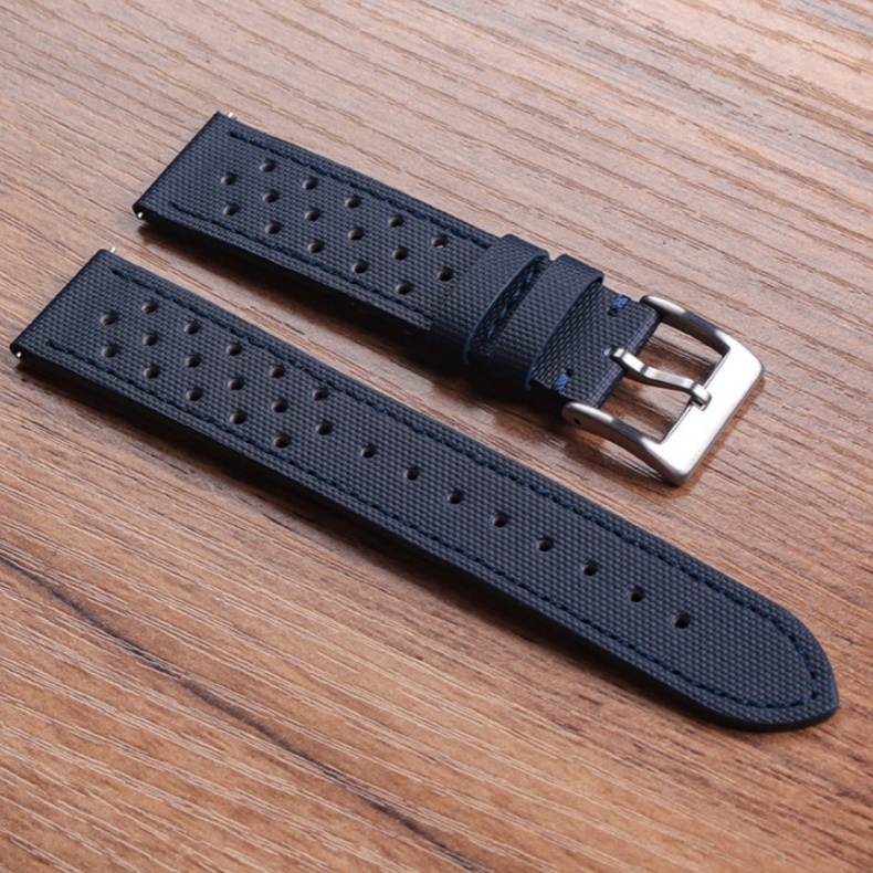 18mm 20mm 22mm Thin Nylon Watch Strap For Omega Speedmaster Moonswatch & Seamaster