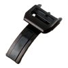 18mm 20mm Black Stainless Steel Butterfly Folding Buckle Deployant Clasp For IWC