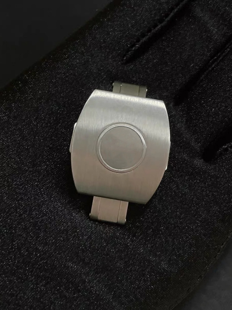 18mm 20mm Matte Silver Stainless Steel Watch Buckle For Franck Muller Vanguard V41 V45