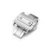 18mm 21mm Black Stainless Steel Folding Clasp Deployant Watch Buckle For Cartier Santos 100 (4) 18mm 21mm Black Stainless Steel Folding Clasp Deployant Watch Buckle For Cartier Santos 100