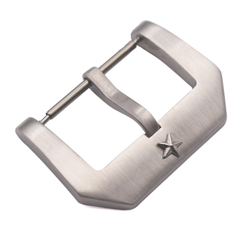 18mm Silver Pin Buckle For Zenith El Primero, Chronomaster, Elite3 18mm Silver Pin Buckle For Zenith El Primero, Chronomaster, Elite