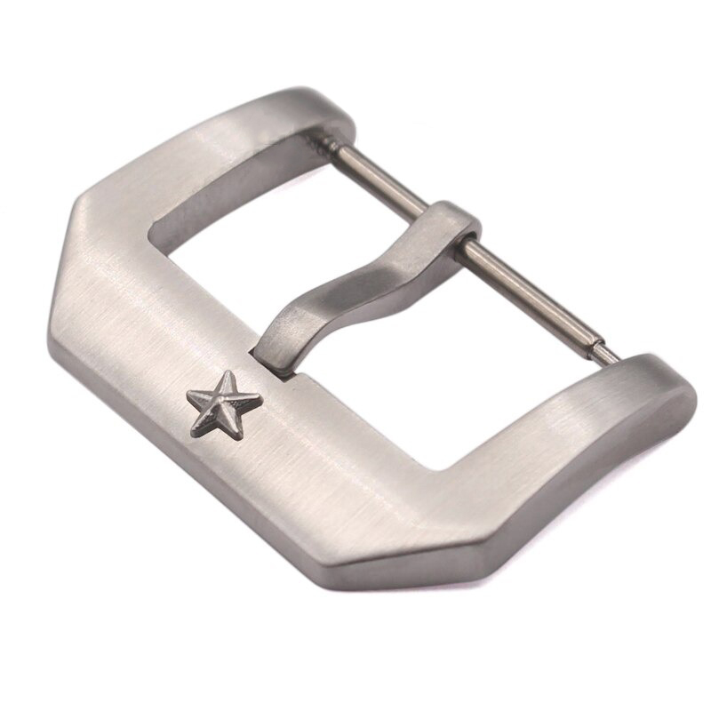 18mm Silver Pin Buckle For Zenith El Primero, Chronomaster, Elite4 18mm Silver Pin Buckle For Zenith El Primero, Chronomaster, Elite