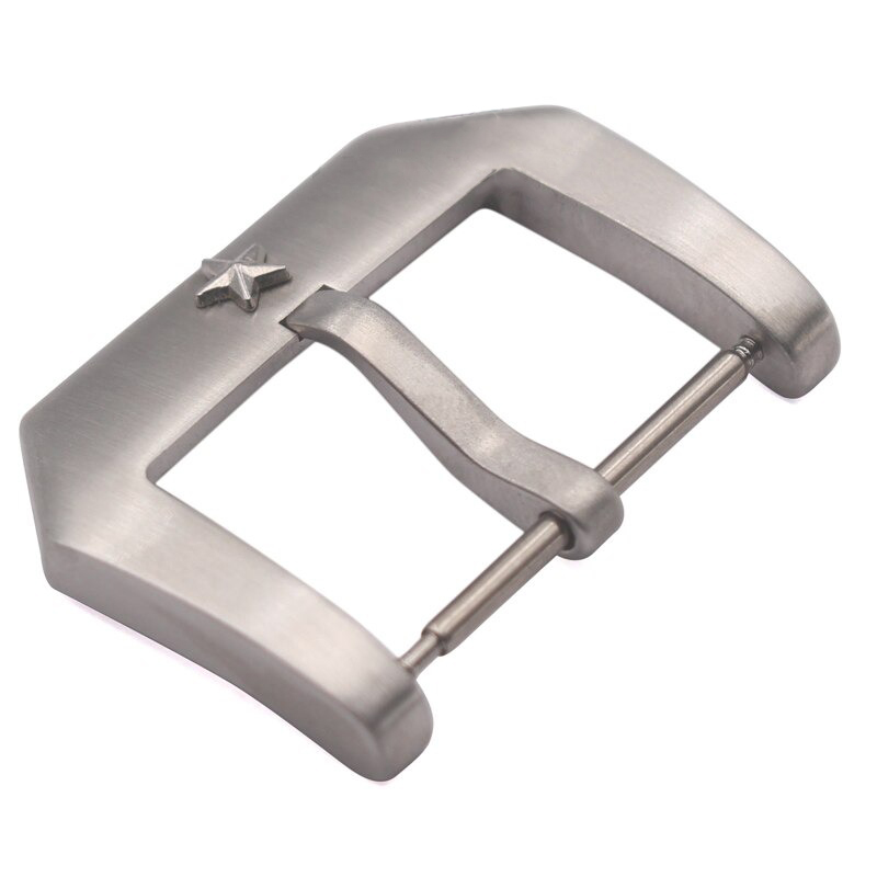 18mm Silver Pin Buckle For Zenith El Primero, Chronomaster, Elite5 18mm Silver Pin Buckle For Zenith El Primero, Chronomaster, Elite