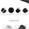 Replacement 20mm 22mm Black Rubber Strap Bracelet Watch Band Red Stitching For Omega Speedmaster, Planet Ocean
