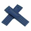 Replacement 22mm 24mm Grey Nylon & Rubber Adjusting Watch Straps For Breitling Avenger, Navitimer, Chronomat Watches