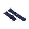 22mm 24mm Navy Blue Rubber Band Strap Bracelet For Corum Admiral’s Cup:Legend 1 22mm 24mm Navy Blue Rubber Band Strap Bracelet For Corum Admiral’s Cup/Legend