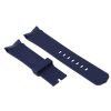 22mm 24mm Navy Blue Rubber Band Strap Bracelet For Corum Admiral’s Cup:Legend 3 22mm 24mm Navy Blue Rubber Band Strap Bracelet For Corum Admiral’s Cup/Legend
