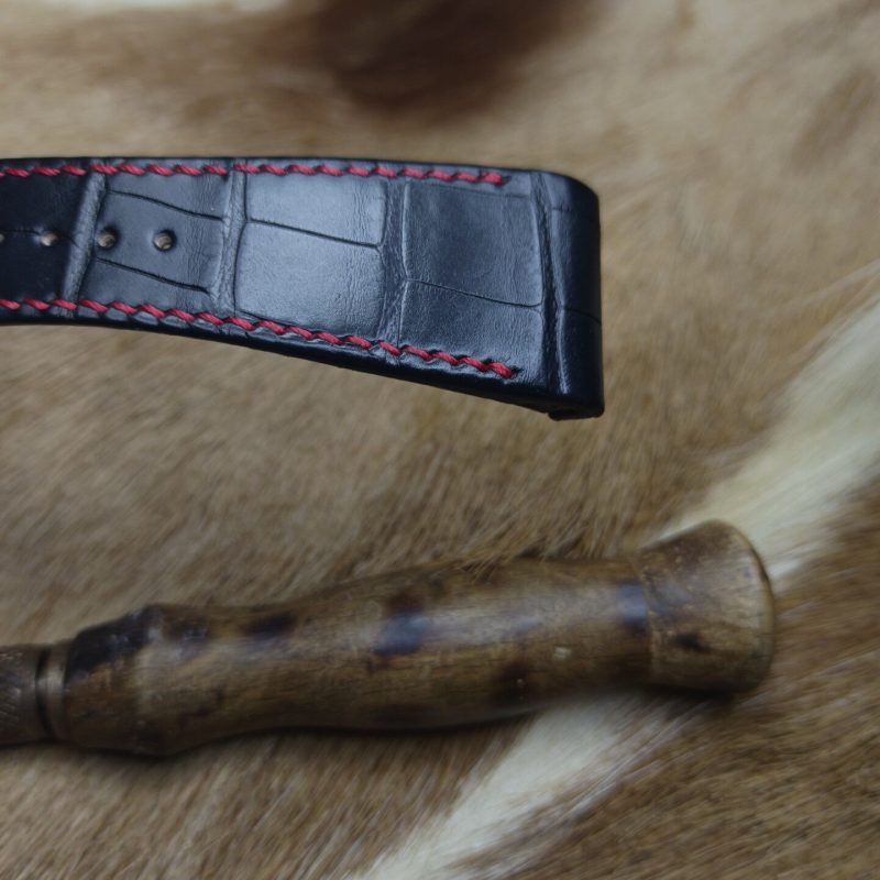 28mm 31mm Bespoke Custom Replacement Alligator Leather Strap for Bulgari Gerald Genta Octo 