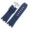 28mm Blue Watch Rubber Strap For AP Audemars Piguet Royal Oak Offshore Watches 28mm Blue Watch Rubber Strap For AP Audemars Piguet Royal Oak Offshore Watches