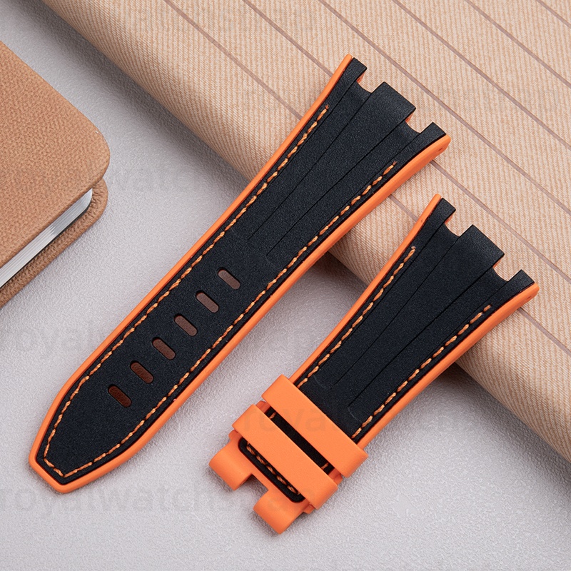28mm Watch Rubber Strap For AP Audemars Piguet Royal Oak Offshore 42mm Watches (1)
