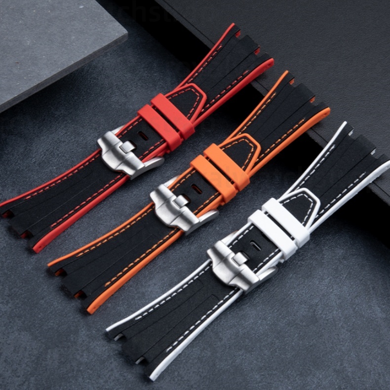 28mm Watch Rubber Strap For AP Audemars Piguet Royal Oak Offshore 42mm Watches (28)
