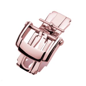 316L Stainless Steel Rose Gold Clasp Deployant Buckle For Patek Philippe Nautilus