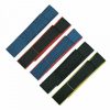 Replacement 22mm 24mm Blue Yellow Nylon & Rubber Watch Straps For Breitling Avenger, Navitimer, Chronomat