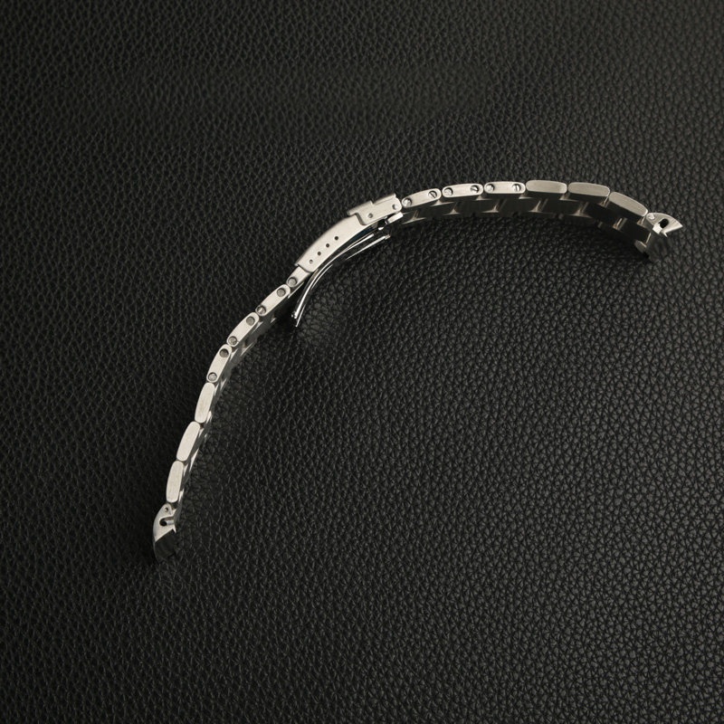Curved 22mm Stainless Steel Silver Brushed Watch Bracelet For Breitling Avenger (1)
