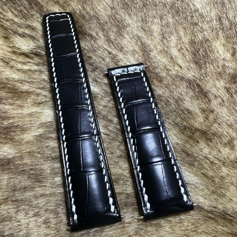 Custom Alligator Leather Watch Bands For Breitling Navitimer Superocean (Multi Color)