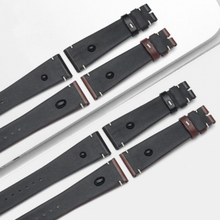 Custom Handmade Calfskin Leather Strap For Omega Seamaster Diver 300M (3)