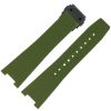 Replacement 21mm 25mm Green Watch Bands Rubber Straps Bracelet For Bell And Ross BR05 Replacement 21mm 25mm Green Watch Bands Rubber Straps Bracelet For Bell And Ross BR05