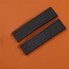 Replacement 22mm 24mm Black Rubber Strap For Breitling Navitimer Chronomat Avenger Superocean Aviator