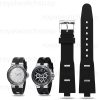 Replacement 22mm 24mm Rubber & Stainless Steel Watch Strap For Bvlgari Diagono