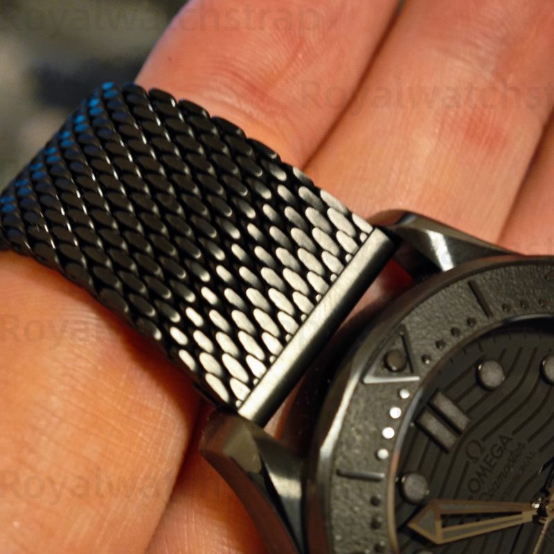 Replacement 22mm 24mm Stainless Steel Milanese Mesh Bracelet For Breitling Superocean Heritage (1) Replacement 22mm 24mm Stainless Steel Milanese Mesh Bracelet For Breitling Superocean Heritage
