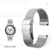 Replacement 22mm 24mm Stainless Steel Milanese Mesh Bracelet For Breitling Superocean Heritage (3) Replacement 22mm 24mm Stainless Steel Milanese Mesh Bracelet For Breitling Superocean Heritage