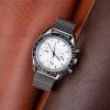 Replacement 22mm 24mm Stainless Steel Milanese Mesh Bracelet For Breitling Superocean Heritage (9) Replacement 22mm 24mm Stainless Steel Milanese Mesh Bracelet For Breitling Superocean Heritage