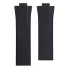 Replacement 24mm x 11mm Black Rubber Strap Bracelet Wrist Watch Band For Oris Aquis Watches Free Tools Easy To Change For Sale