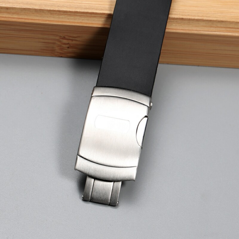Replacement 24mm x 11mm Rubber Strap Bracelet For Oris Aquis (2)