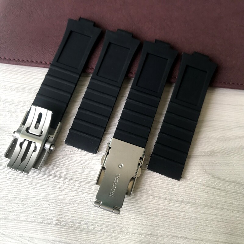 Replacement 24mm x 11mm Rubber Strap Bracelet For Oris Aquis (2)