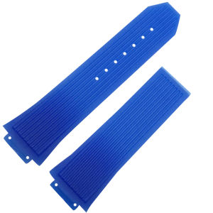 Replacement 26mm x17mm Blue Rubber Strap Watch Band For Hublot Big Bang Replacement 26mm x17mm Blue Rubber Strap Watch Band For Hublot Big Bang