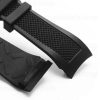 Replacement Black Rubber Straps Bracelet Wrist Watch Band For IWC Portugieser Yacht Club Chronograph