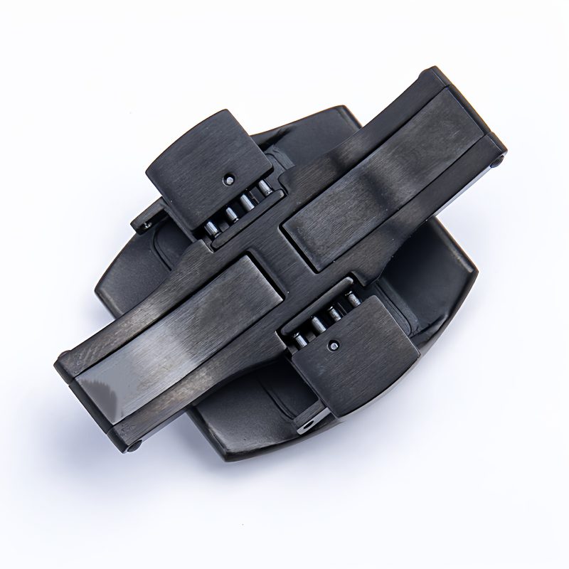 Replacement Matte Black With Rose Gold Stainless Steel Watch Buckle For Franck Muller Vanguard V41 V45 Replacement Matte Black With Rose Gold Stainless Steel Watch Buckle For Franck Muller Vanguard V41 V45