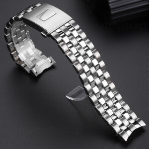 Silver Stainless Steel Bracelet Wrist Watch Band For IWC Pilot Chronograph Mark XX(Quick Release Adapter System) (10) Silver Stainless Steel Bracelet Wrist Watch Band For IWC Pilot Chronograph Mark XX(Quick Release Adapter System)