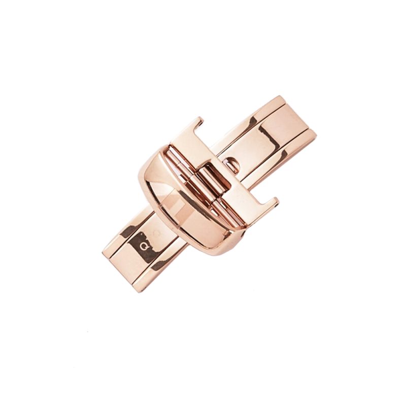 Stainless Steel Rose Gold Folding Buckle For Tissot T-Classic, T-Sport...
