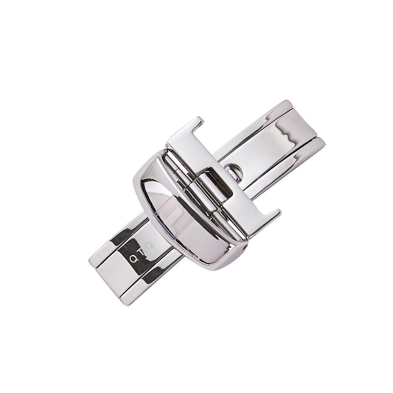 Stainless Steel Silver Folding Buckle For Tissot T-Classic, T-Sport... Stainless Steel Silver Folding Buckle For Tissot T-Classic, T-Sport...