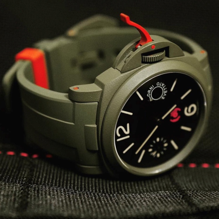Rubber Strap for Panerai Luminor 22mm