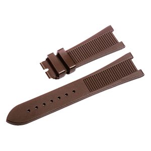 Brown Rubber Watch Strap For Patek Philippe Nautilus 5711 5712 5980 5726 5724