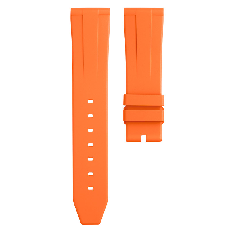 Black Orange Green 20mm 21mm 22mm Fkm Rubber Strap For Patek Philippe Complications & Calatrava Replacement At Best Prices (1)
